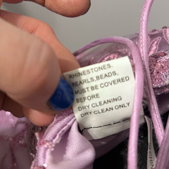 Elegant Lace Pink Prom / Honecoming Dress - Picture 10 of 14